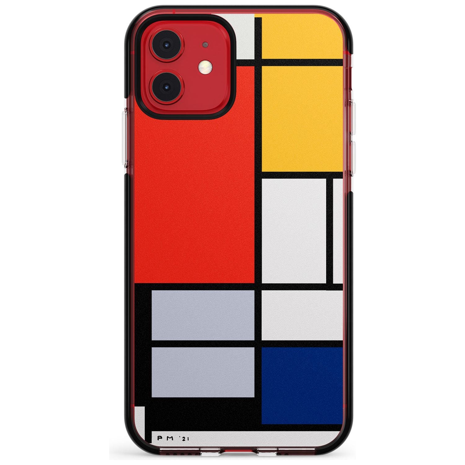 Piet Mondrian's Composition Black Impact Phone Case for iPhone 11 Pro Max