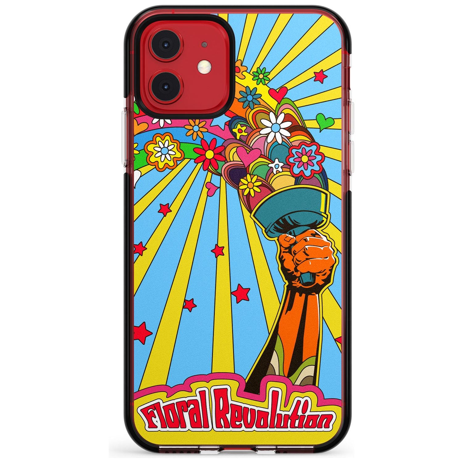 Floral Revolution Pink Fade Impact Phone Case for iPhone 11 Pro Max