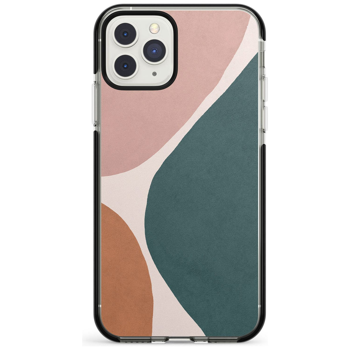 Lush Abstract Watercolour Design #8 Phone Case iPhone 11 Pro Max / Black Impact Case,iPhone 11 Pro / Black Impact Case,iPhone 12 Pro Max / Black Impact Case Blanc Space