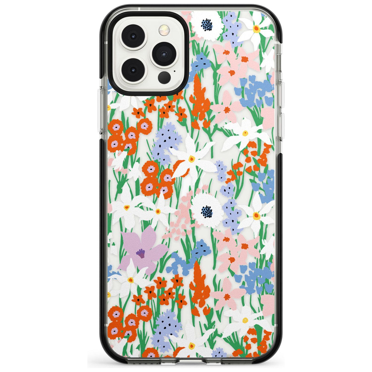 Springtime Meadow: Transparent Pink Fade Impact Phone Case for iPhone 11