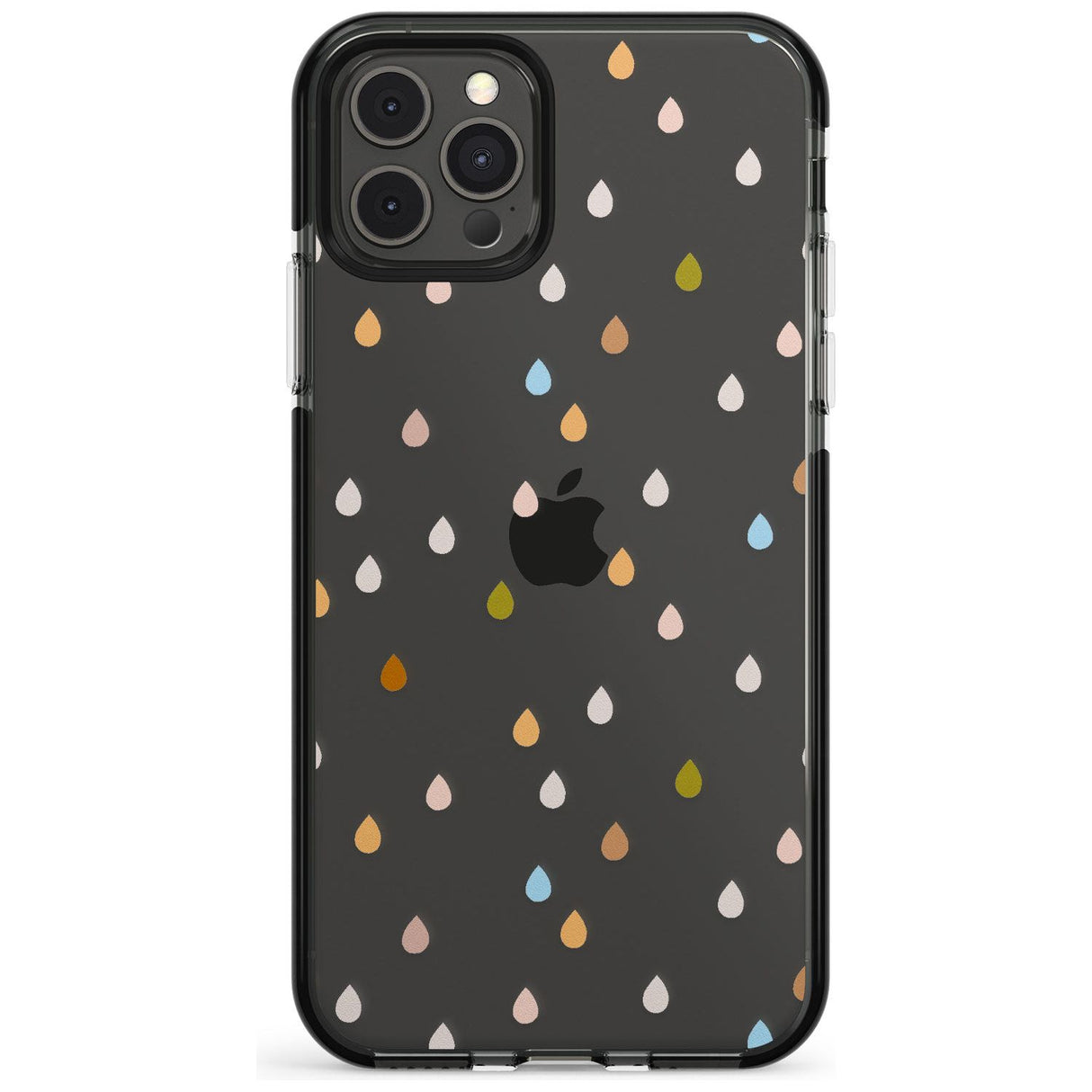 Raindrops Pink Fade Impact Phone Case for iPhone 11