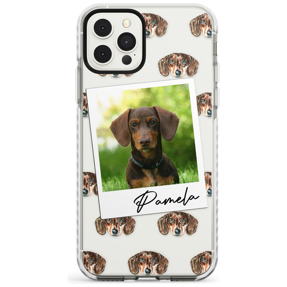 Dachshund, Brown - Custom Dog Photo Slim TPU Phone Case for iPhone 11 Pro Max