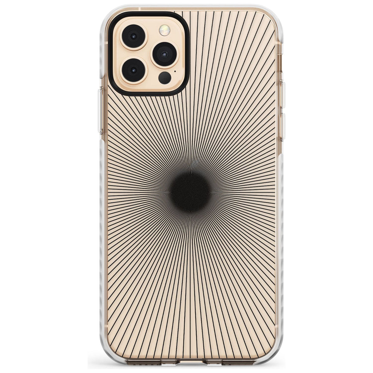 Abstract Lines: Sunburst Slim TPU Phone Case for iPhone 11 Pro Max