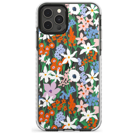 Springtime Meadow: Transparent Slim TPU Phone Case for iPhone 11 Pro Max