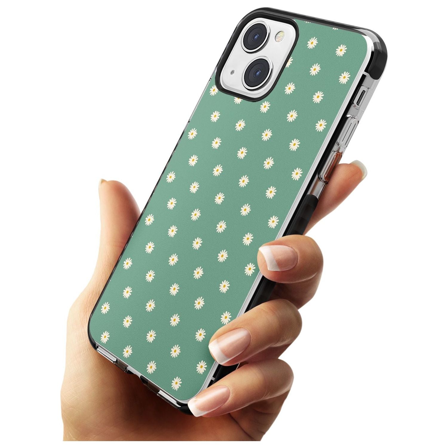 Daisy Pattern Teal Cute Floral Phone Case iPhone 15 Pro Max / Black Impact Case,iPhone 15 Plus / Black Impact Case,iPhone 15 Pro / Black Impact Case,iPhone 15 / Black Impact Case,iPhone 15 Pro Max / Impact Case,iPhone 15 Plus / Impact Case,iPhone 15 Pro / Impact Case,iPhone 15 / Impact Case,iPhone 15 Pro Max / Magsafe Black Impact Case,iPhone 15 Plus / Magsafe Black Impact Case,iPhone 15 Pro / Magsafe Black Impact Case,iPhone 15 / Magsafe Black Impact Case,iPhone 14 Pro Max / Black Impact Case,iPhone 14 Plu