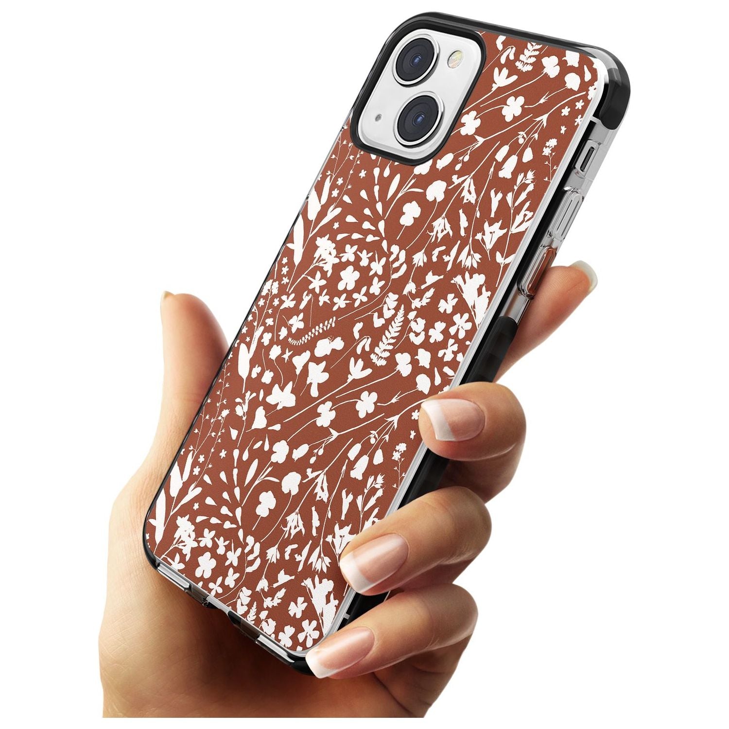 Wildflower Cluster On Terracotta