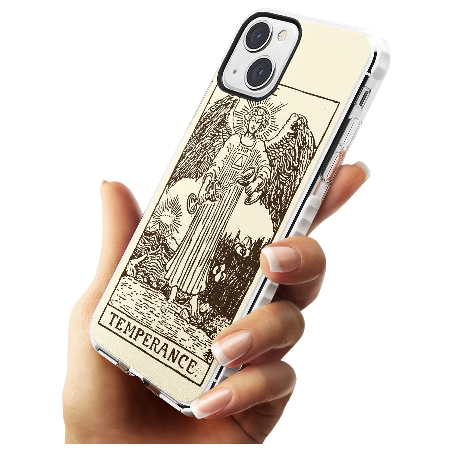 Personalised Temperance Tarot Card - Solid Cream Custom Phone Case iPhone 15 Pro Max / Black Impact Case,iPhone 15 Plus / Black Impact Case,iPhone 15 Pro / Black Impact Case,iPhone 15 / Black Impact Case,iPhone 15 Pro Max / Impact Case,iPhone 15 Plus / Impact Case,iPhone 15 Pro / Impact Case,iPhone 15 / Impact Case,iPhone 15 Pro Max / Magsafe Black Impact Case,iPhone 15 Plus / Magsafe Black Impact Case,iPhone 15 Pro / Magsafe Black Impact Case,iPhone 15 / Magsafe Black Impact Case,iPhone 14 Pro Max / Black