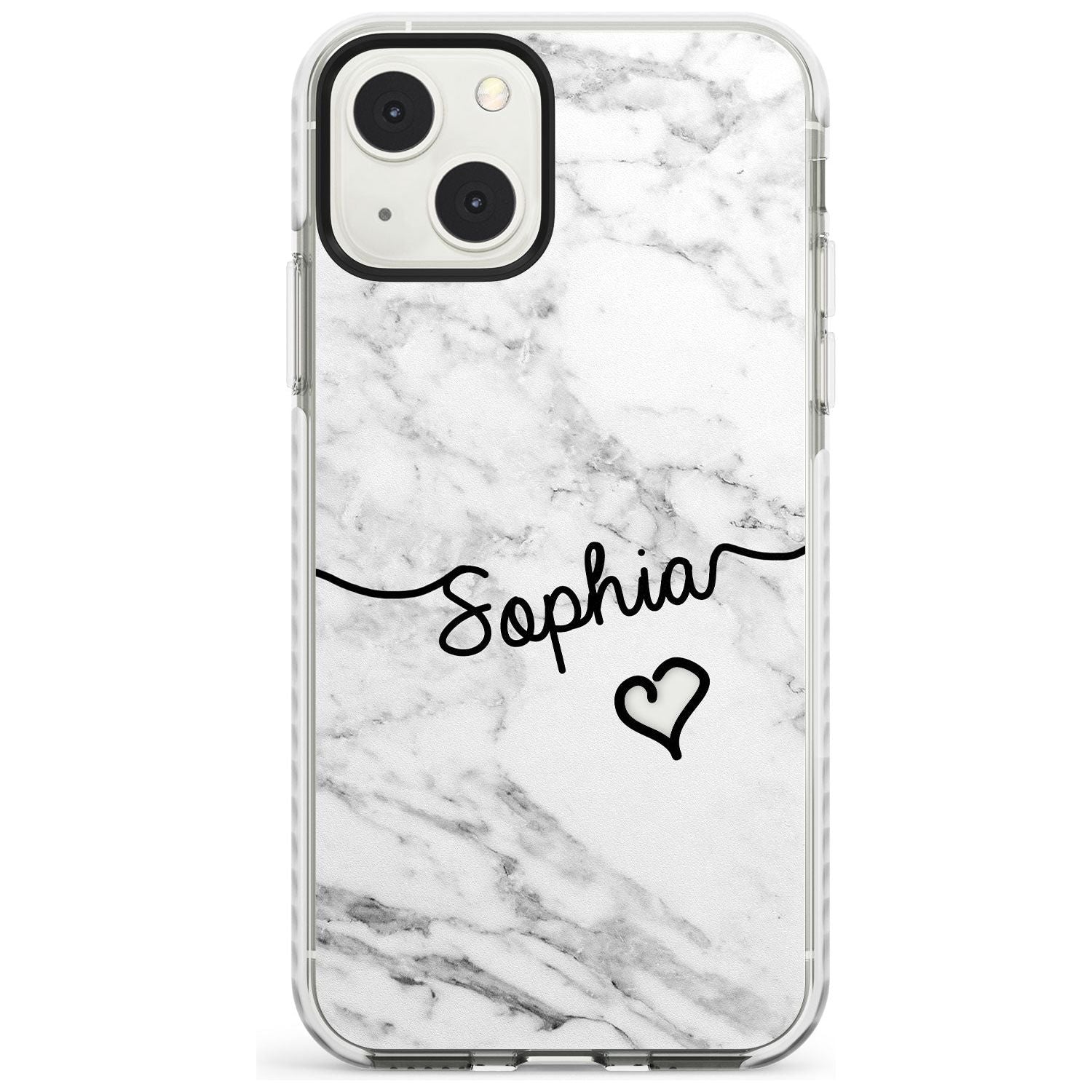 White Marble iPhone 13 Case