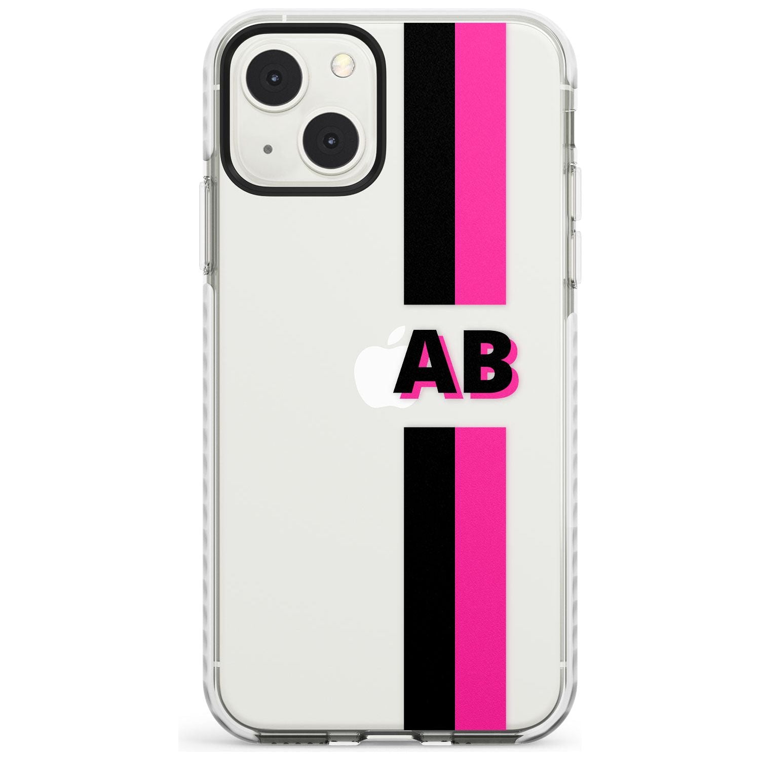 Personalised Clear Text 6D Custom Phone Case iPhone 13 Mini / Impact Case Blanc Space