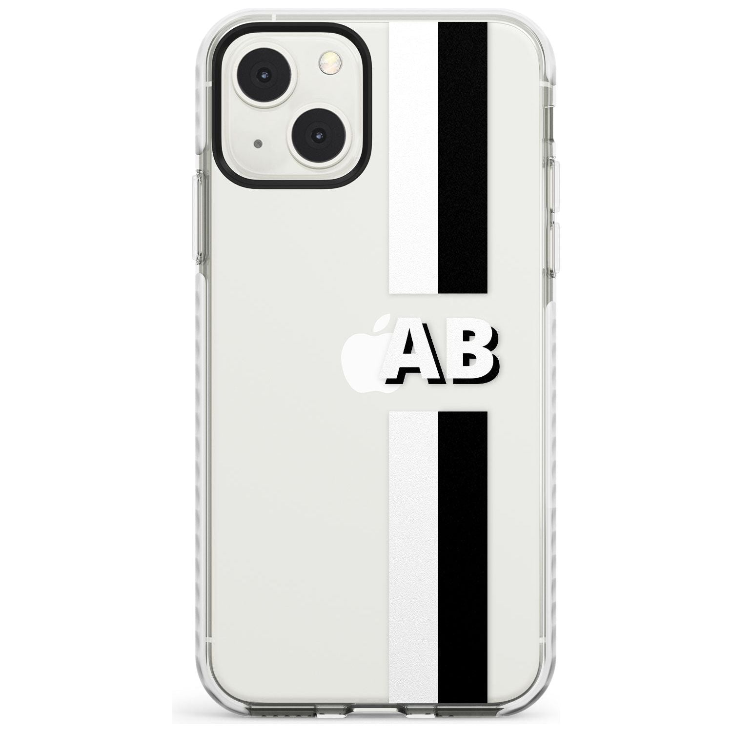 Personalised Clear Text 6E Custom Phone Case iPhone 13 Mini / Impact Case Blanc Space