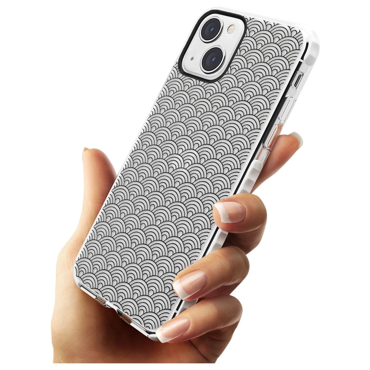 Abstract Lines: Scalloped Pattern Phone Case iPhone 15 Pro Max / Black Impact Case,iPhone 15 Plus / Black Impact Case,iPhone 15 Pro / Black Impact Case,iPhone 15 / Black Impact Case,iPhone 15 Pro Max / Impact Case,iPhone 15 Plus / Impact Case,iPhone 15 Pro / Impact Case,iPhone 15 / Impact Case,iPhone 15 Pro Max / Magsafe Black Impact Case,iPhone 15 Plus / Magsafe Black Impact Case,iPhone 15 Pro / Magsafe Black Impact Case,iPhone 15 / Magsafe Black Impact Case,iPhone 14 Pro Max / Black Impact Case,iPhone 14