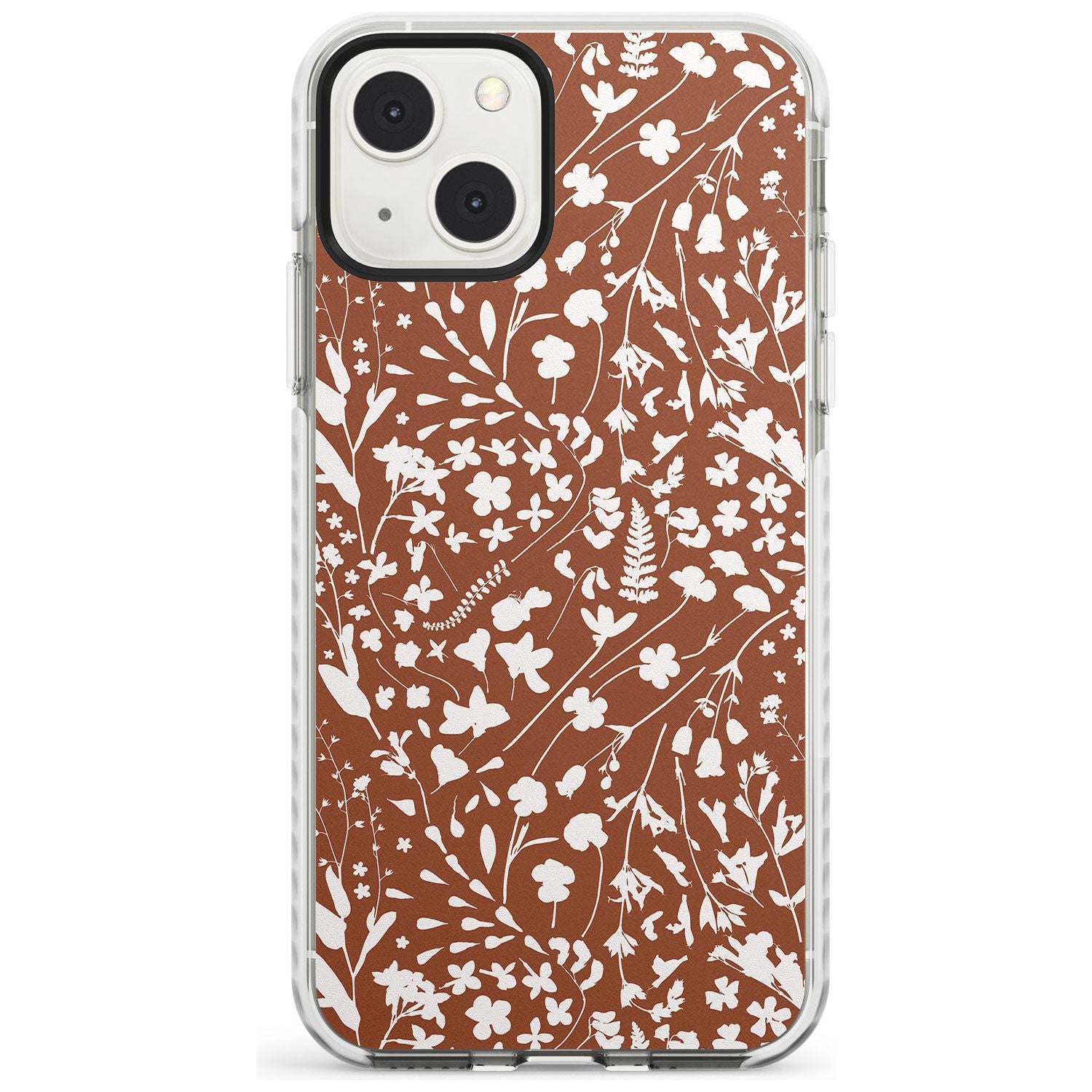 Wildflower Cluster On Terracotta