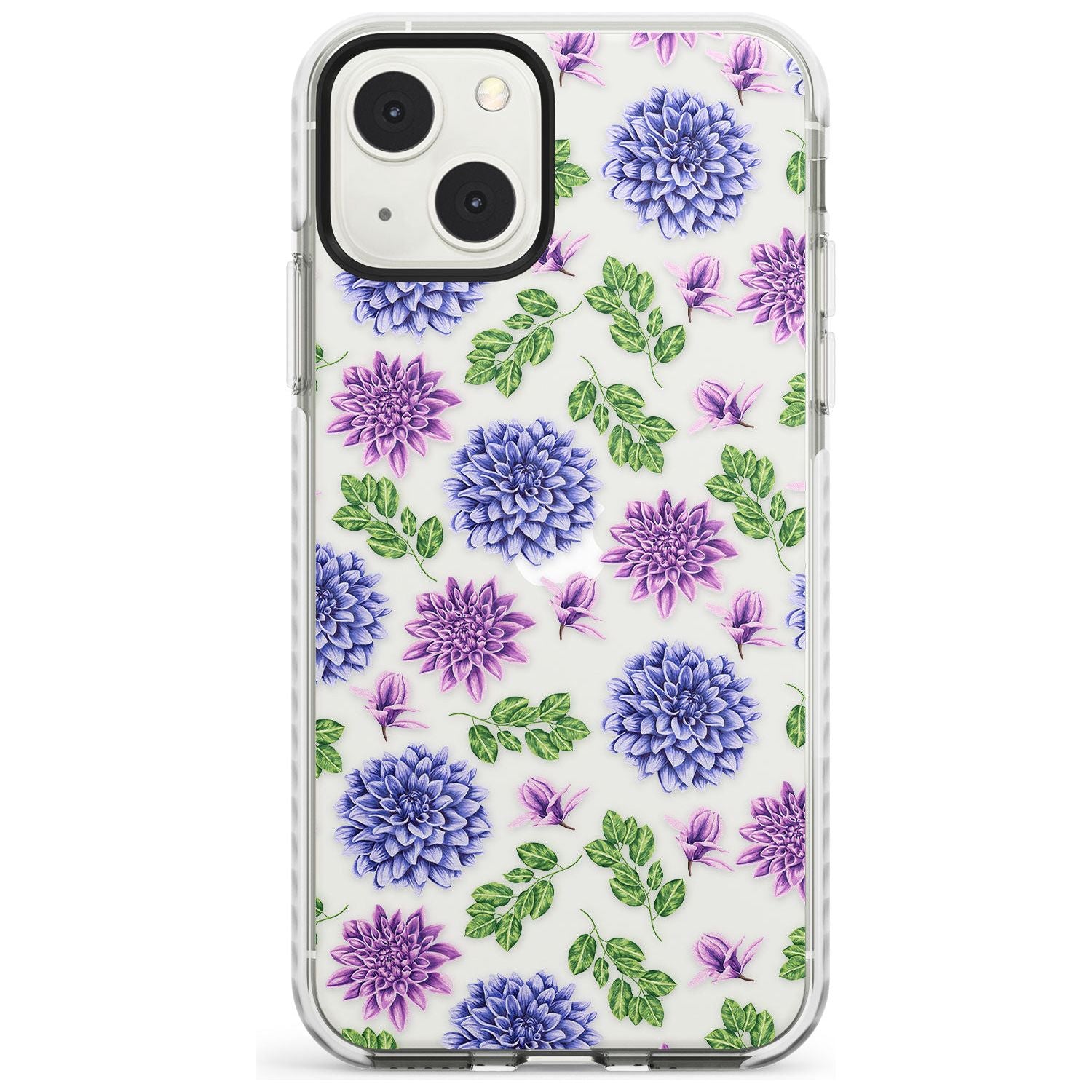 Purple Dahlias Floral