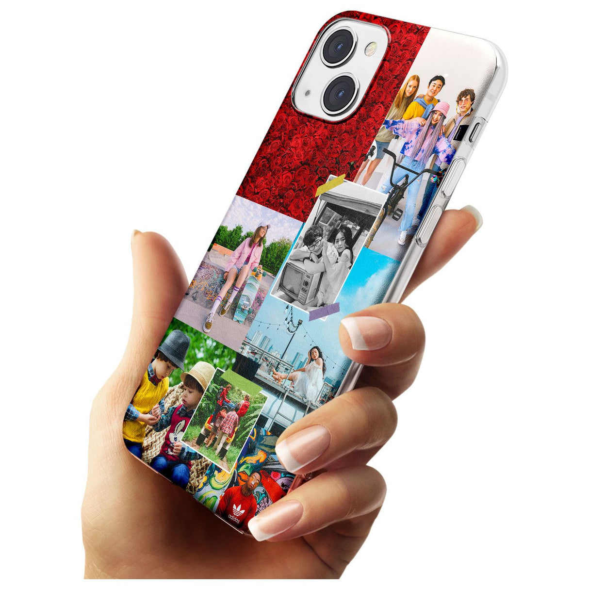 Personalised Photo Collage Slim Phone Case for iPhone 13 & 13 Mini