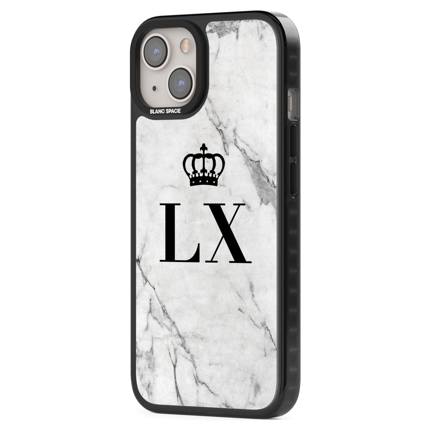 Personalised Initials with Crown on White Marble Custom Phone Case iPhone 15 Pro Max / Black Impact Case,iPhone 15 Plus / Black Impact Case,iPhone 15 Pro / Black Impact Case,iPhone 15 / Black Impact Case,iPhone 15 Pro Max / Impact Case,iPhone 15 Plus / Impact Case,iPhone 15 Pro / Impact Case,iPhone 15 / Impact Case,iPhone 15 Pro Max / Magsafe Black Impact Case,iPhone 15 Plus / Magsafe Black Impact Case,iPhone 15 Pro / Magsafe Black Impact Case,iPhone 15 / Magsafe Black Impact Case,iPhone 14 Pro Max / Black