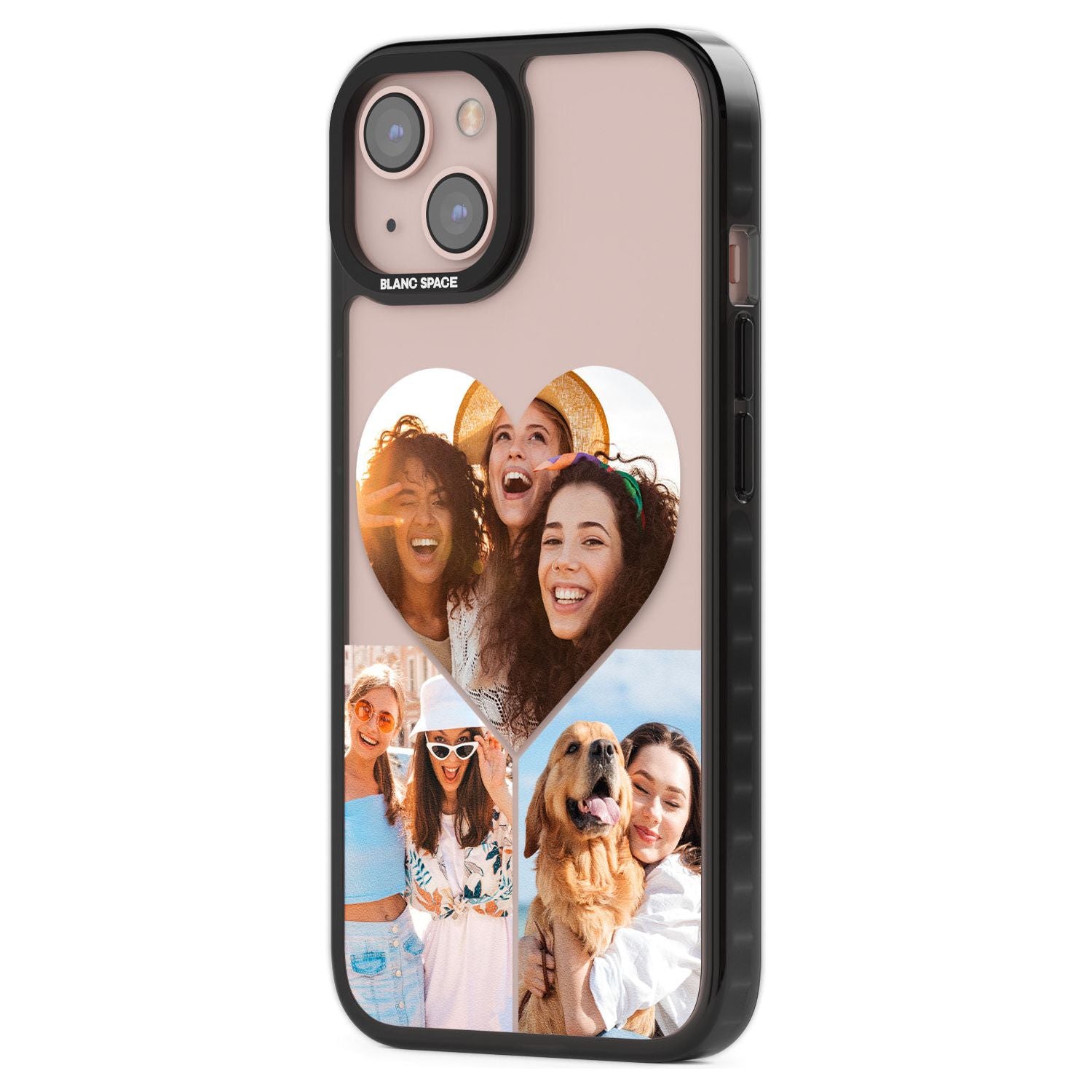 Personalised Heart Photo GridPhone Case for iPhone 14