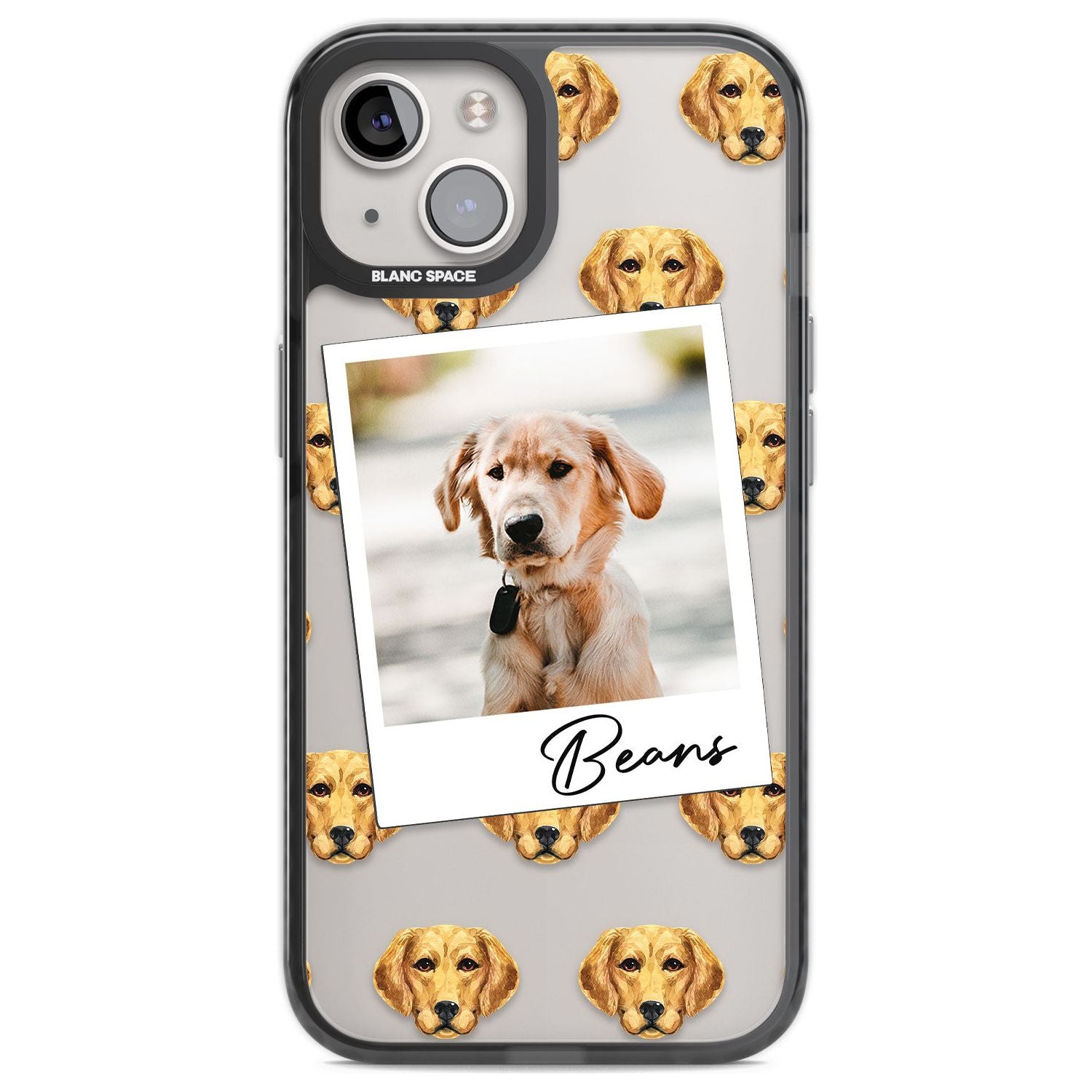 Personalised Labrador - Dog Photo Custom Phone Case iPhone 12 / Black Impact Case,iPhone 13 / Black Impact Case,iPhone 12 Pro / Black Impact Case,iPhone 14 / Black Impact Case,iPhone 15 Plus / Black Impact Case,iPhone 15 / Black Impact Case Blanc Space