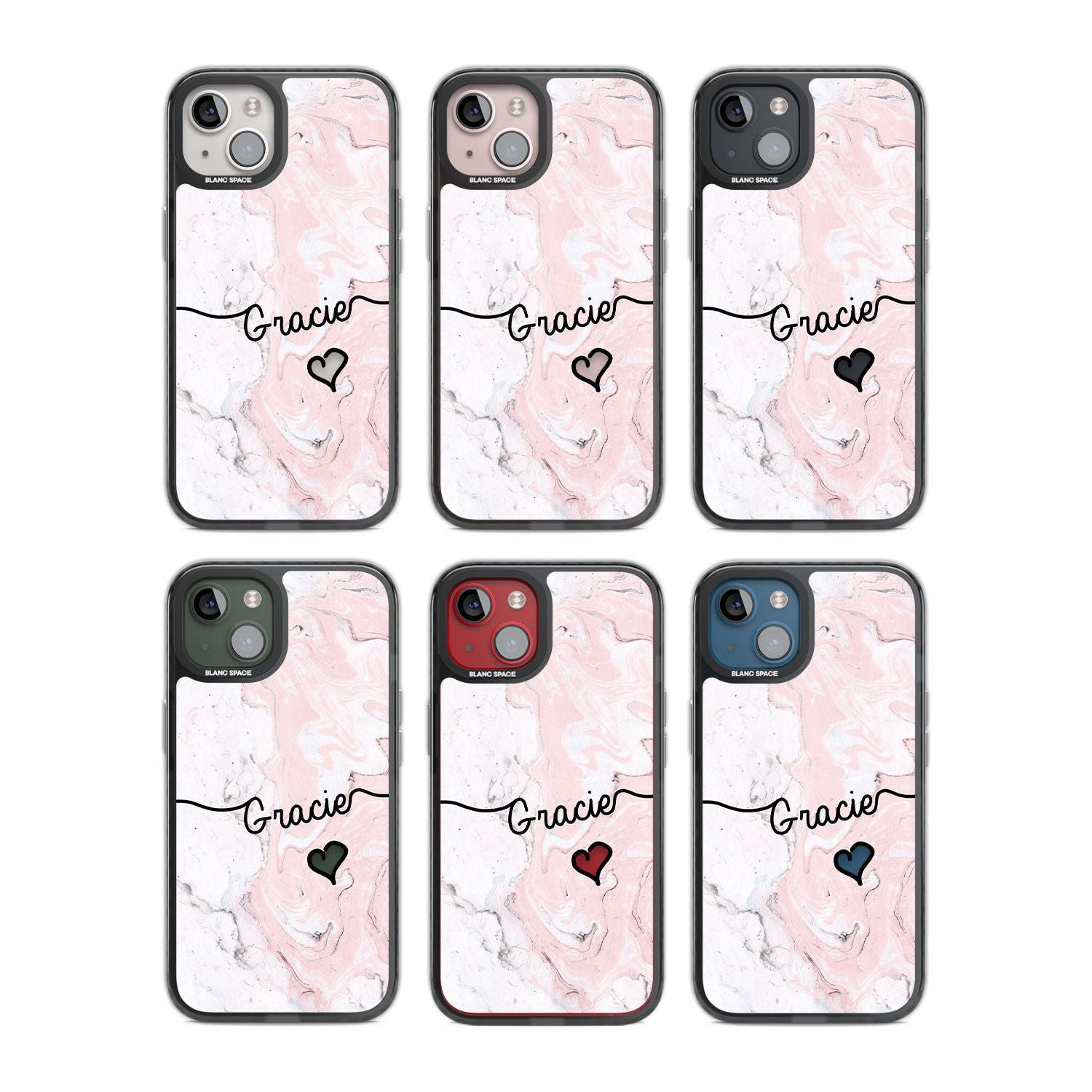 Personalised Pink Marble