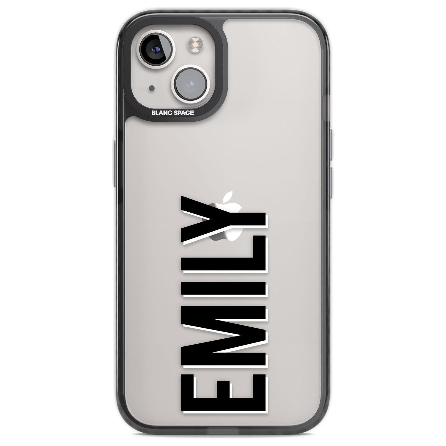 Personalised Clear Text 3A Custom Phone Case iPhone 12 / Black Impact Case,iPhone 13 / Black Impact Case,iPhone 12 Pro / Black Impact Case,iPhone 14 / Black Impact Case,iPhone 15 Plus / Black Impact Case,iPhone 15 / Black Impact Case Blanc Space
