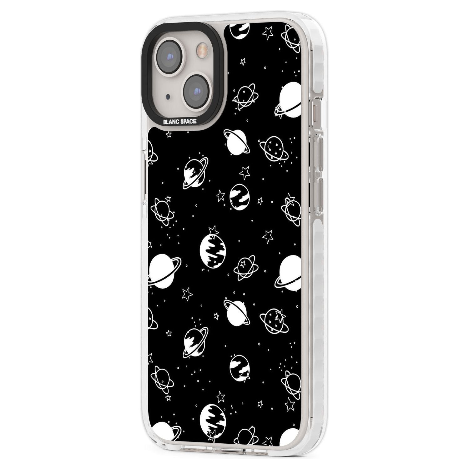 White Planets On Black