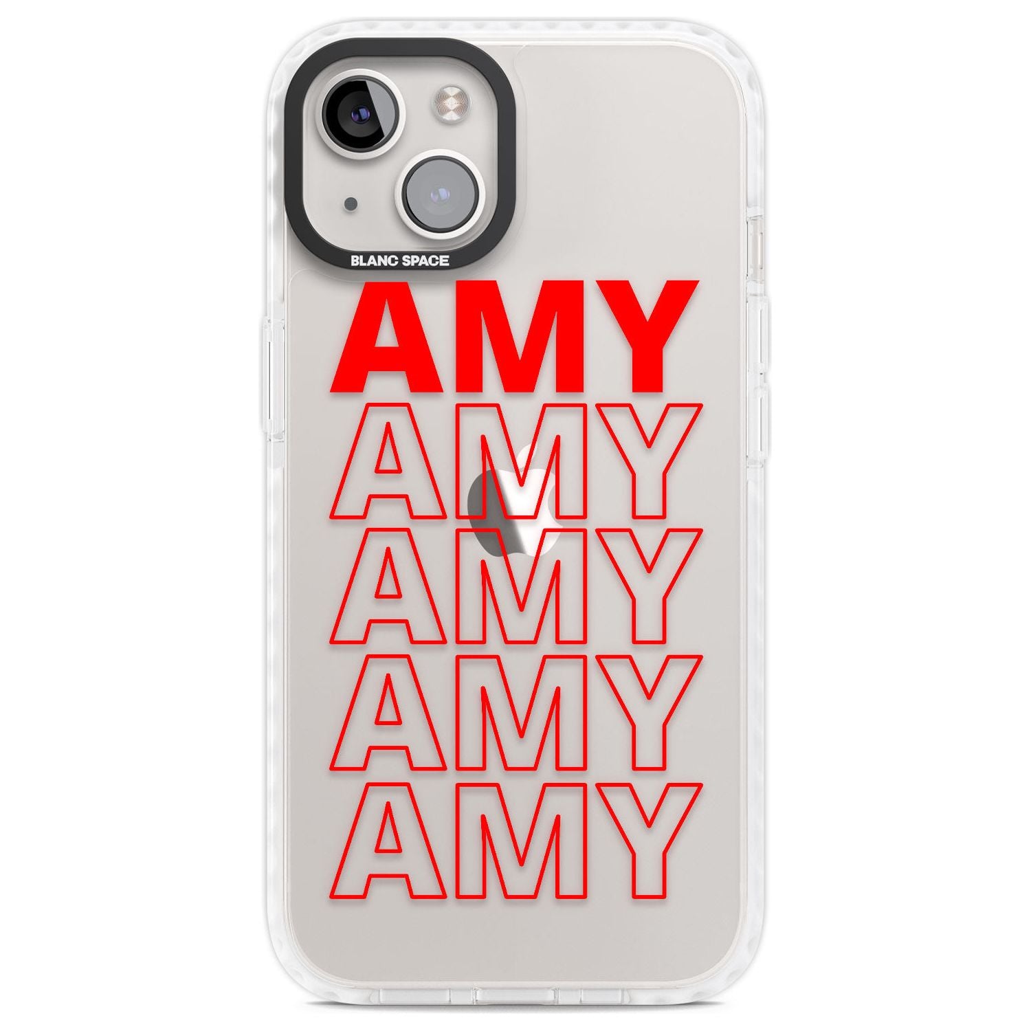 Personalised Clear Text 5B Custom Phone Case iPhone 13 / Impact Case,iPhone 14 / Impact Case,iPhone 15 Plus / Impact Case,iPhone 15 / Impact Case Blanc Space
