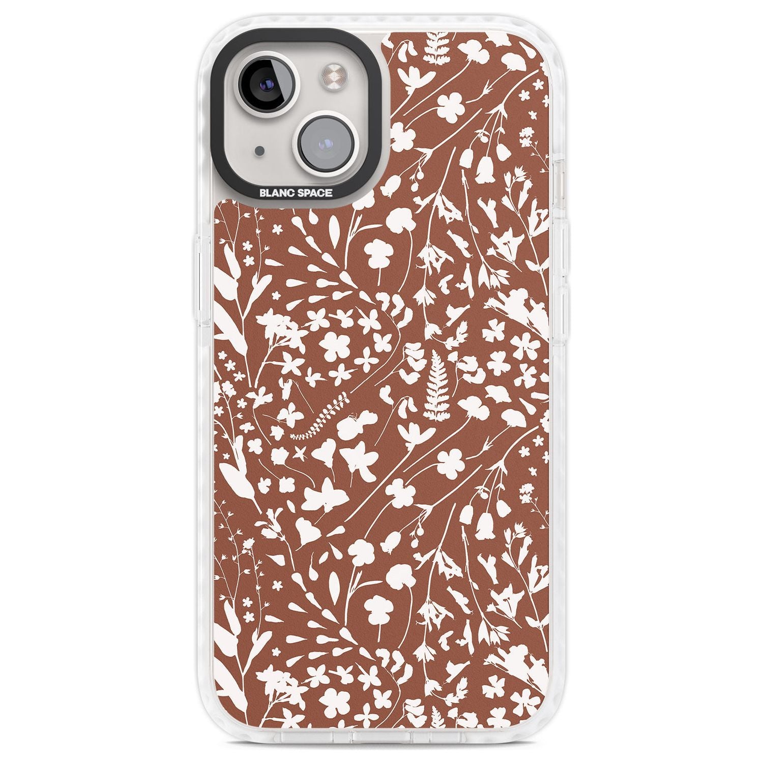 Wildflower Cluster On Terracotta