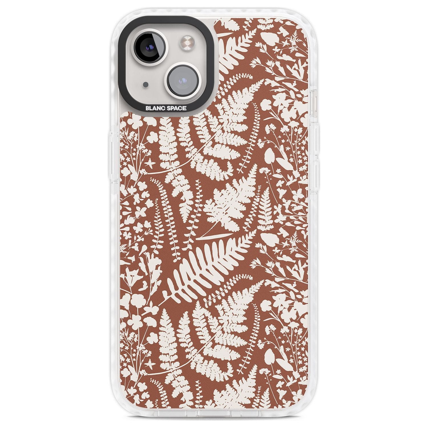 Wildflowers And Ferns On Terracotta