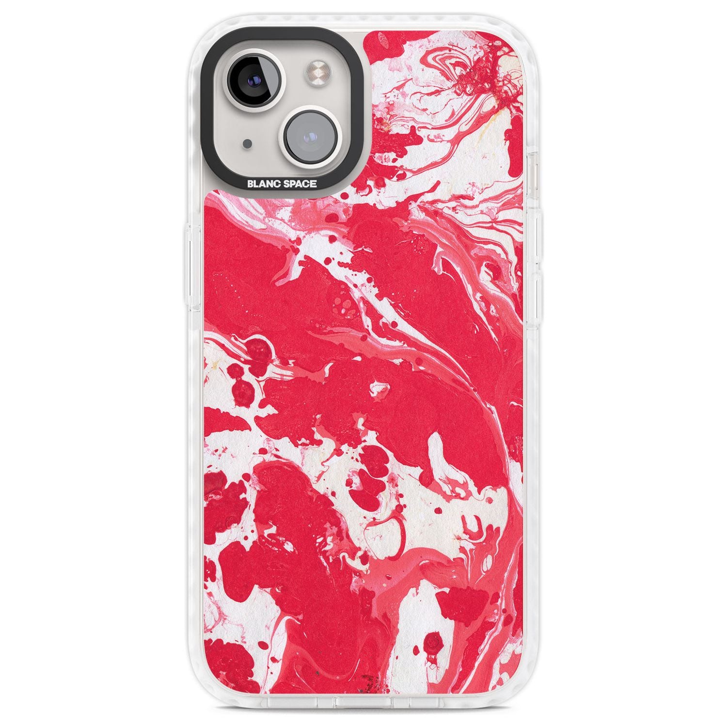 Red & White Marbled