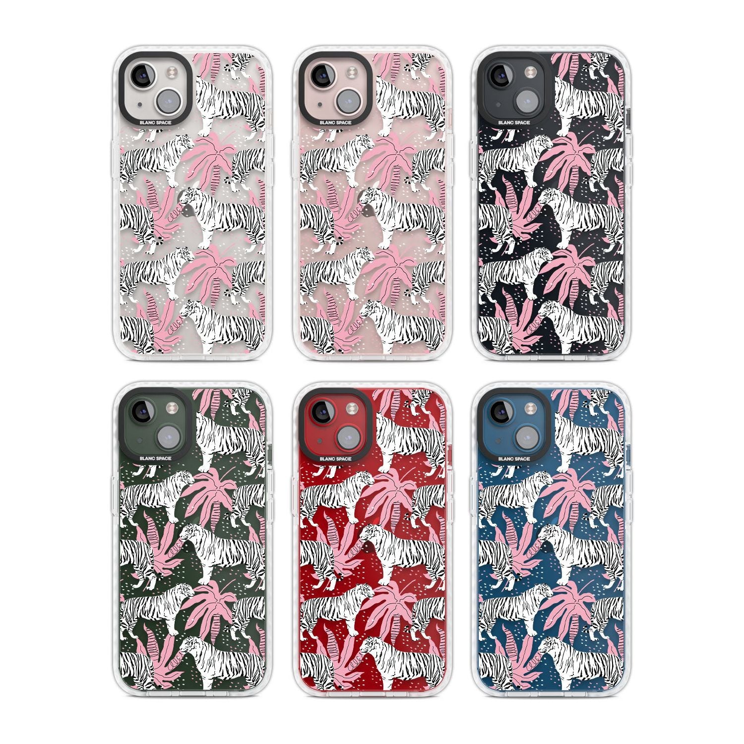 Pink & White Tropical Tigers