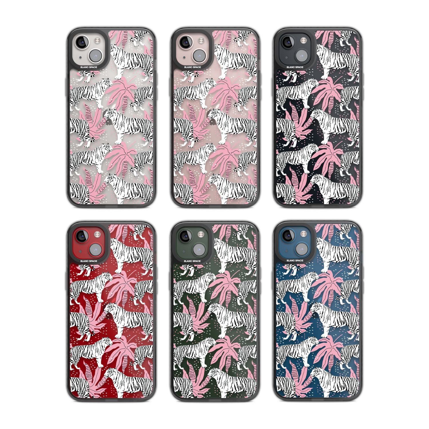 Pink & White Tropical Tigers