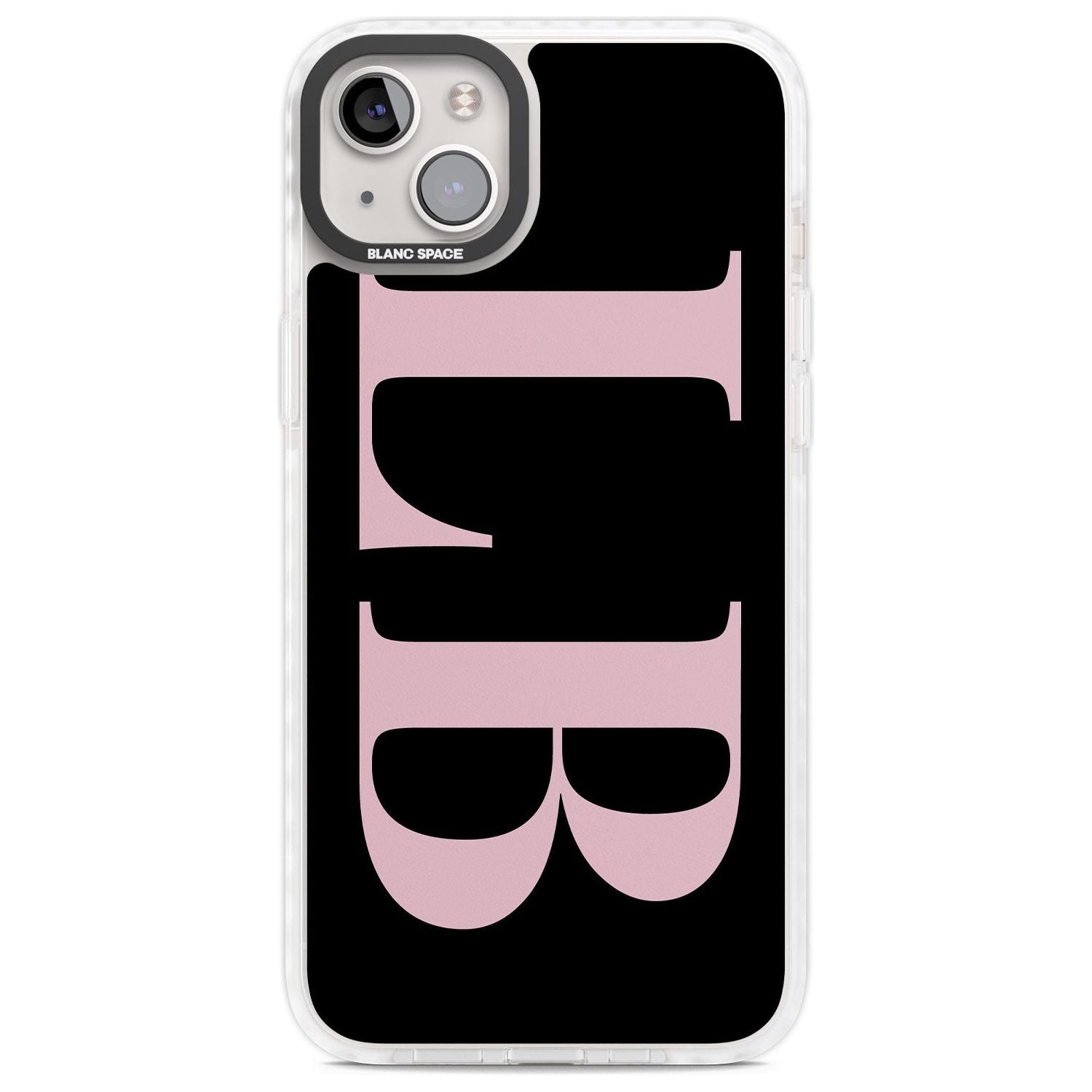 White Stars on Clear Phone Case for iPhone 14 Plus