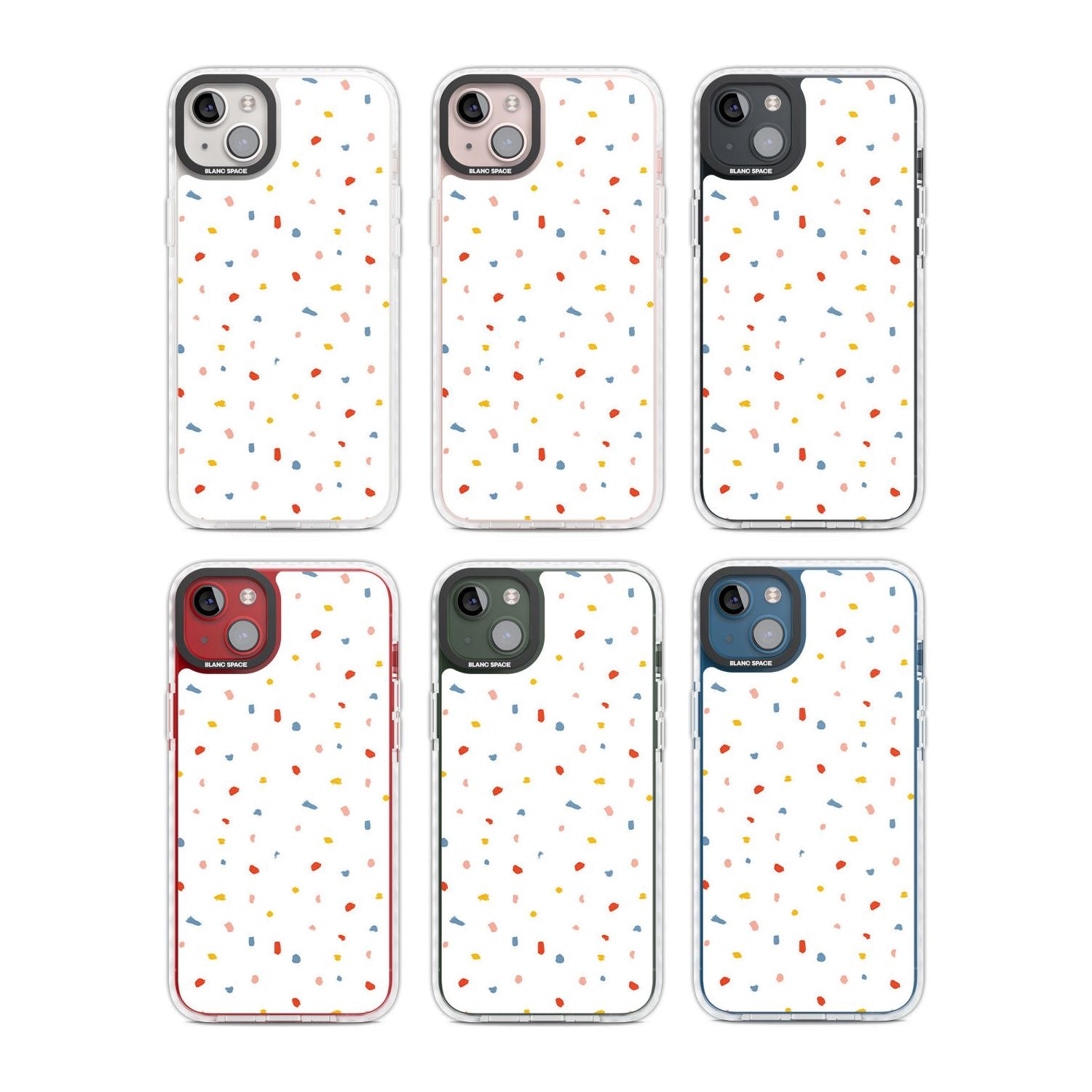 Confetti Print on Solid White Phone Case iPhone 15 Pro Max / Black Impact Case,iPhone 15 Plus / Black Impact Case,iPhone 15 Pro / Black Impact Case,iPhone 15 / Black Impact Case,iPhone 15 Pro Max / Impact Case,iPhone 15 Plus / Impact Case,iPhone 15 Pro / Impact Case,iPhone 15 / Impact Case,iPhone 15 Pro Max / Magsafe Black Impact Case,iPhone 15 Plus / Magsafe Black Impact Case,iPhone 15 Pro / Magsafe Black Impact Case,iPhone 15 / Magsafe Black Impact Case,iPhone 14 Pro Max / Black Impact Case,iPhone 14 Plus