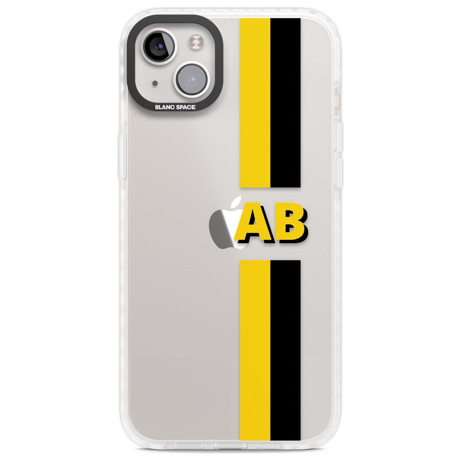 Personalised Clear Text 6F Custom Phone Case iPhone 14 Plus / Impact Case Blanc Space