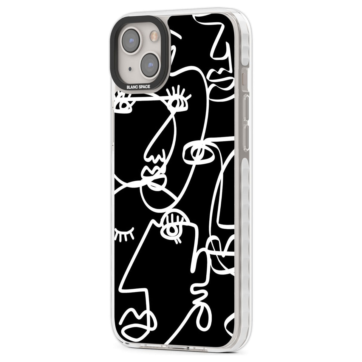 Abstract Continuous Line Faces White on Black Phone Case iPhone 15 Pro Max / Black Impact Case,iPhone 15 Plus / Black Impact Case,iPhone 15 Pro / Black Impact Case,iPhone 15 / Black Impact Case,iPhone 15 Pro Max / Impact Case,iPhone 15 Plus / Impact Case,iPhone 15 Pro / Impact Case,iPhone 15 / Impact Case,iPhone 15 Pro Max / Magsafe Black Impact Case,iPhone 15 Plus / Magsafe Black Impact Case,iPhone 15 Pro / Magsafe Black Impact Case,iPhone 15 / Magsafe Black Impact Case,iPhone 14 Pro Max / Black Impact Cas