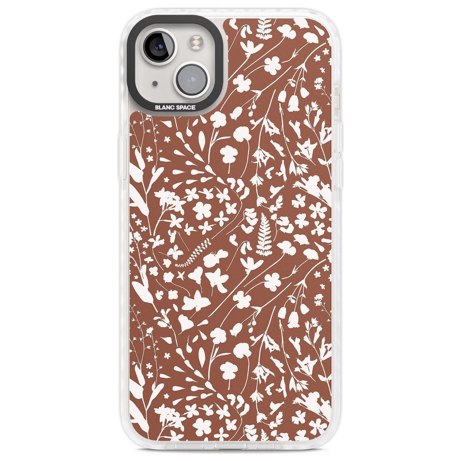 Wildflower Cluster On Terracotta