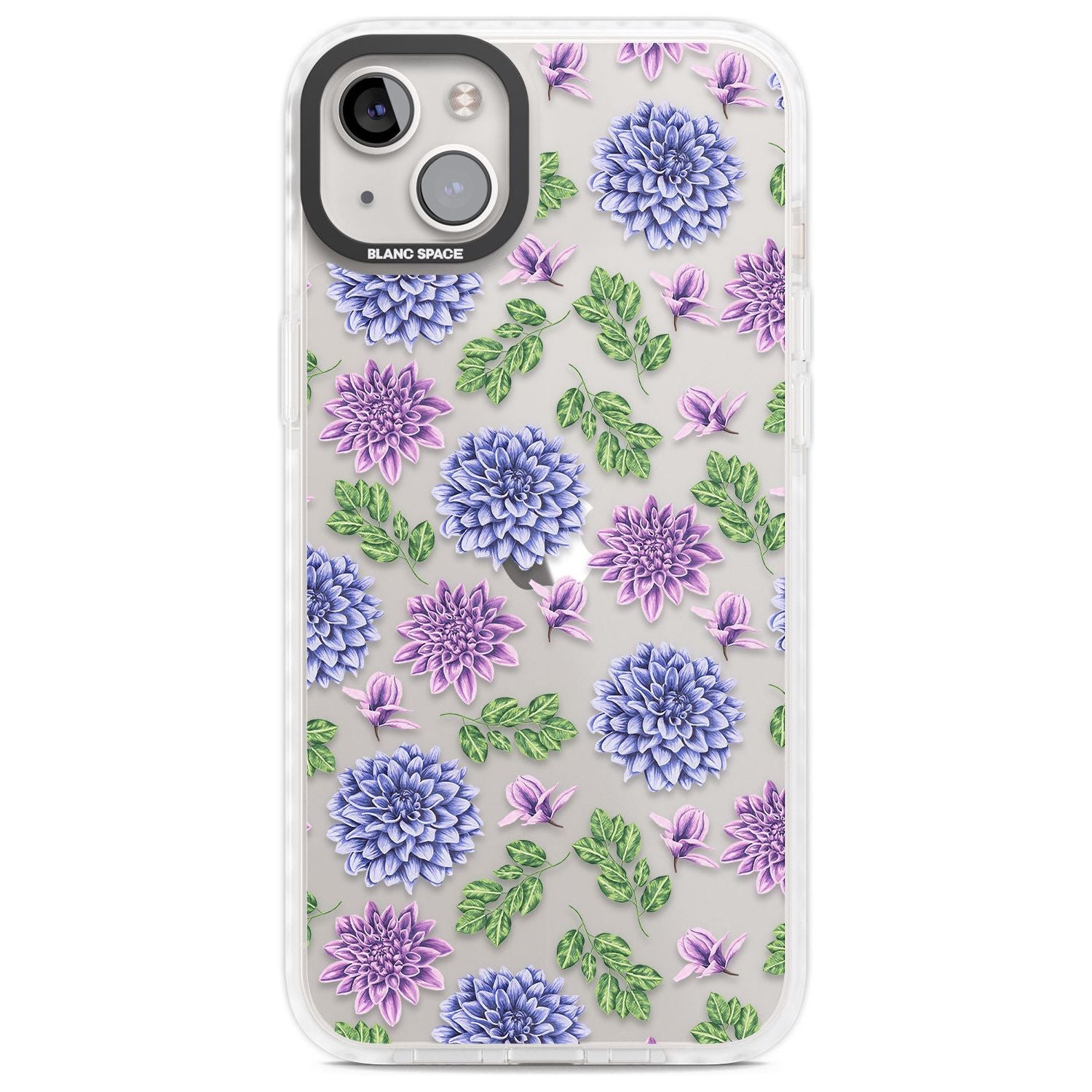 Purple Dahlias Floral