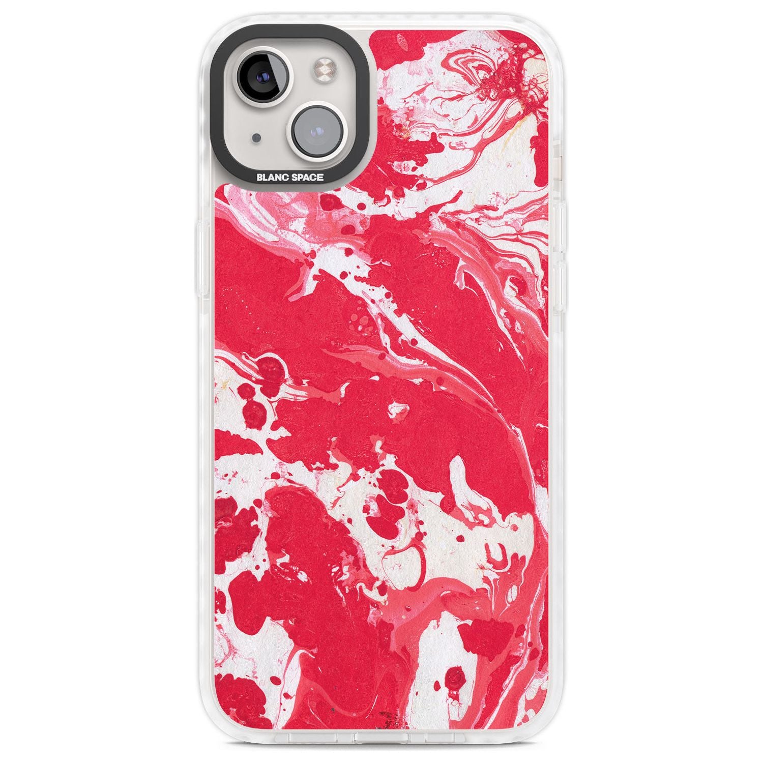 Red & White Marbled