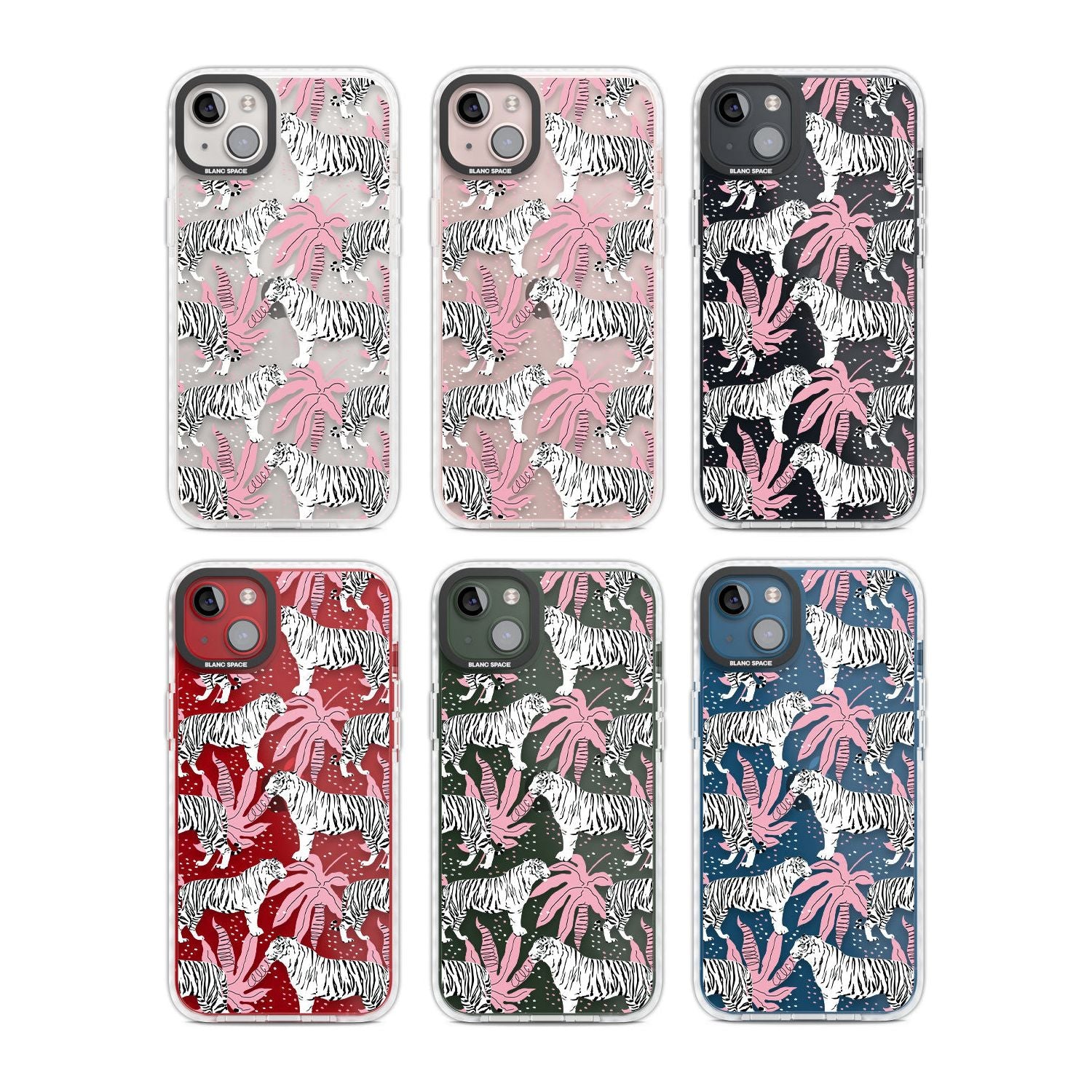 Pink & White Tropical Tigers