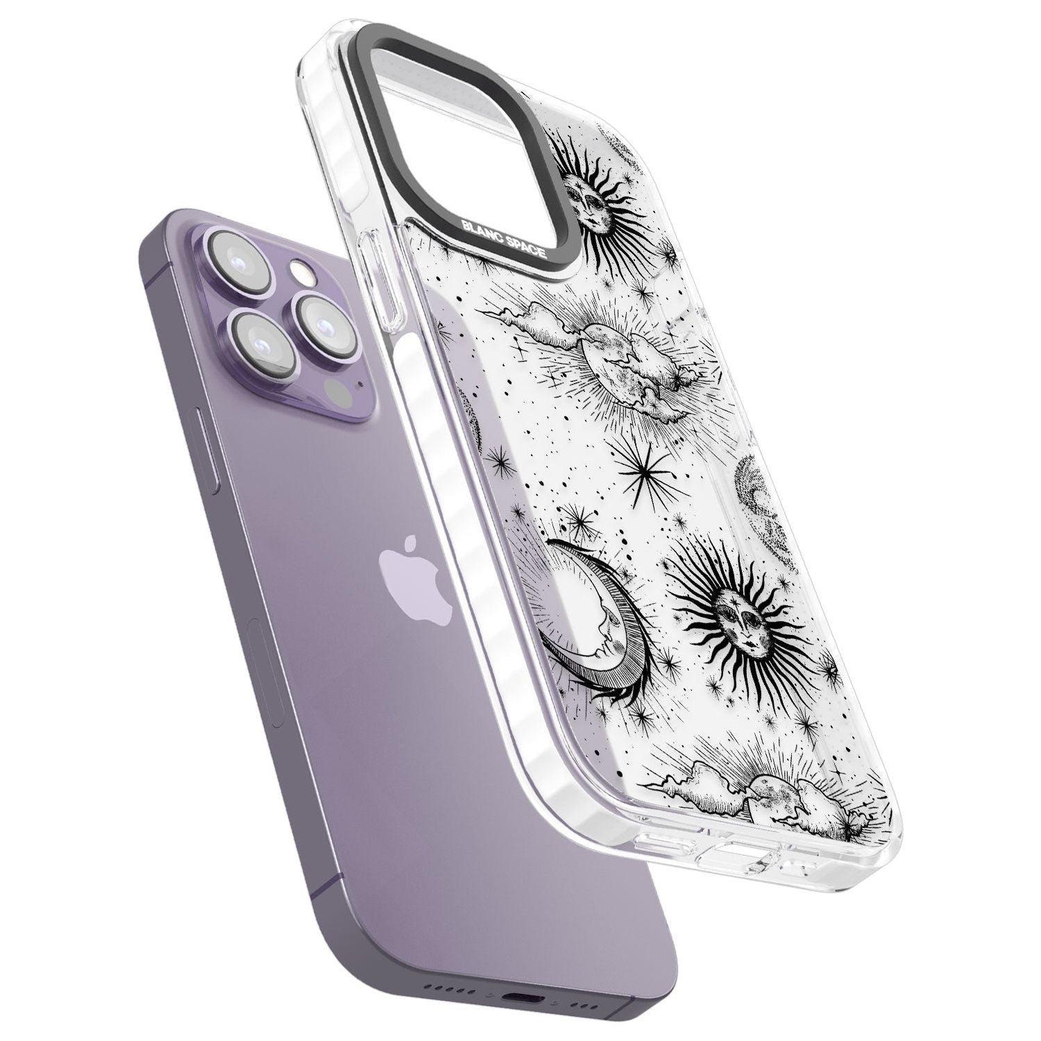 Personalised Abstract Faces Phone Case for iPhone 14 Pro