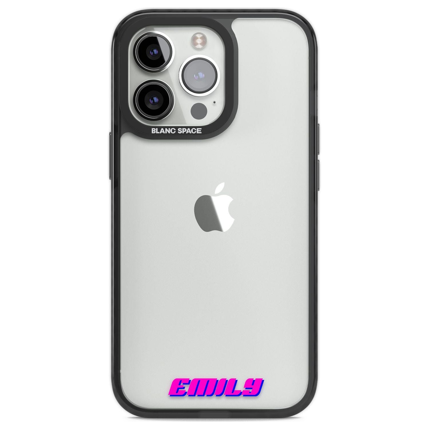 Personalised Clear Text 2C Custom Phone Case iPhone 13 Pro / Black Impact Case,iPhone 14 Pro / Black Impact Case,iPhone 15 Pro Max / Black Impact Case,iPhone 15 Pro / Black Impact Case Blanc Space