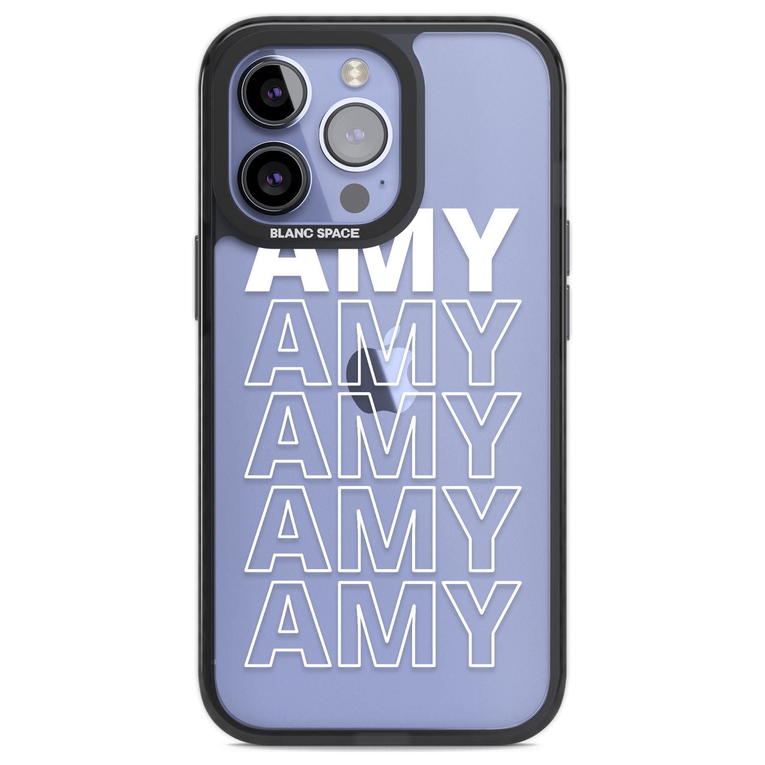 Personalised Clear Text 5C Custom Phone Case iPhone 13 Pro / Black Impact Case,iPhone 14 Pro / Black Impact Case,iPhone 15 Pro Max / Black Impact Case,iPhone 15 Pro / Black Impact Case Blanc Space
