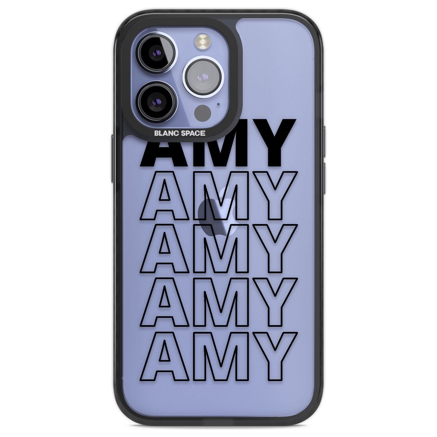 Personalised Clear Text 5E Custom Phone Case iPhone 13 Pro / Black Impact Case,iPhone 14 Pro / Black Impact Case,iPhone 15 Pro Max / Black Impact Case,iPhone 15 Pro / Black Impact Case Blanc Space