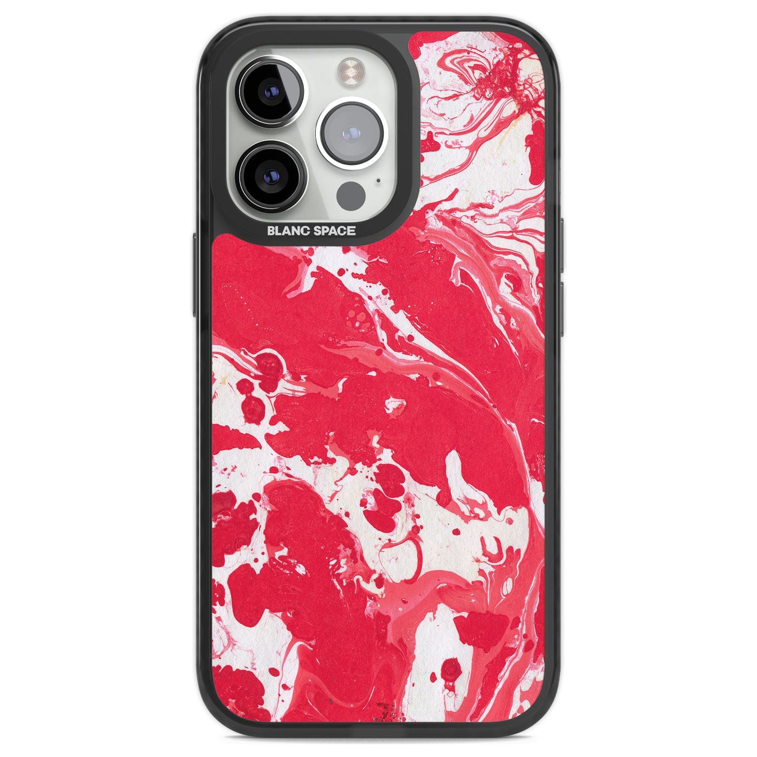 Red & White Marbled