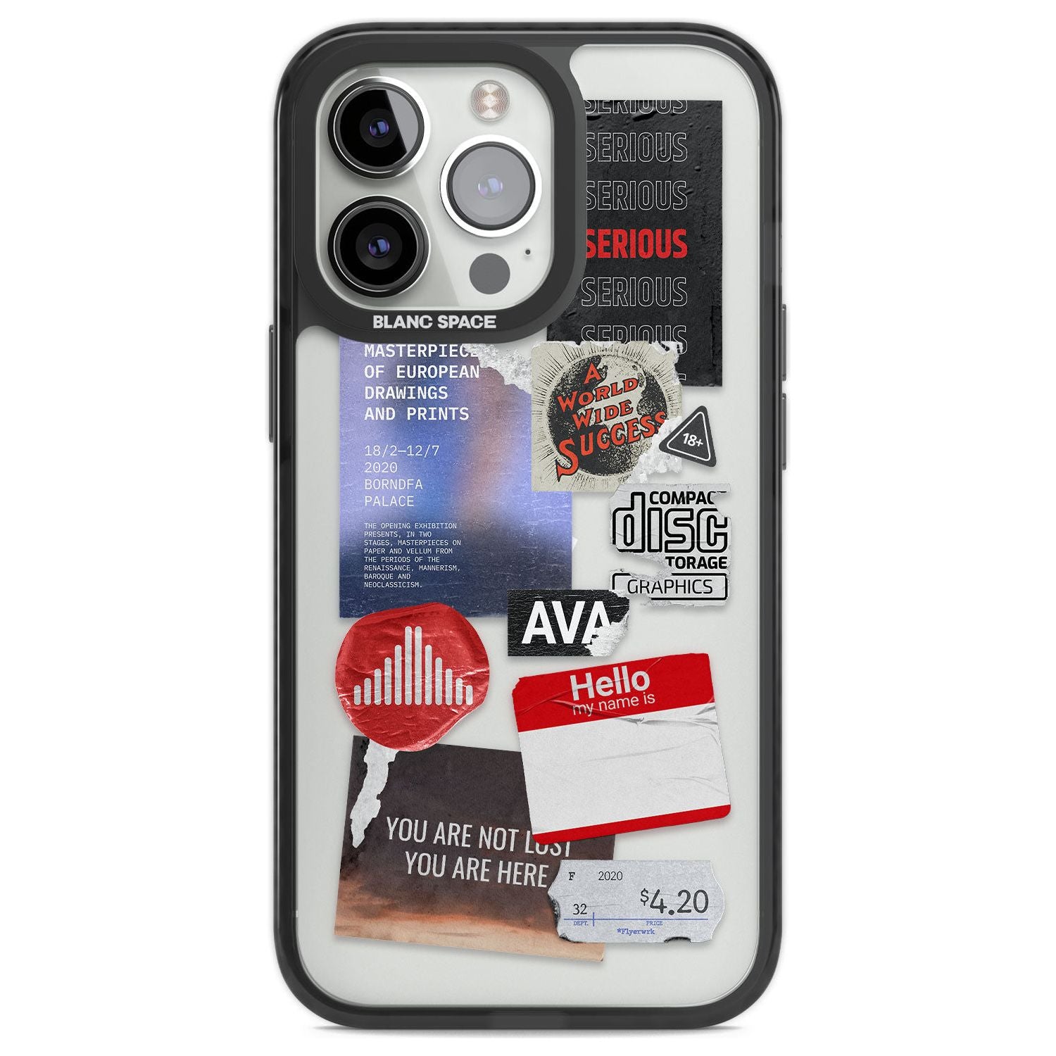 Red & Black Sticker Mix