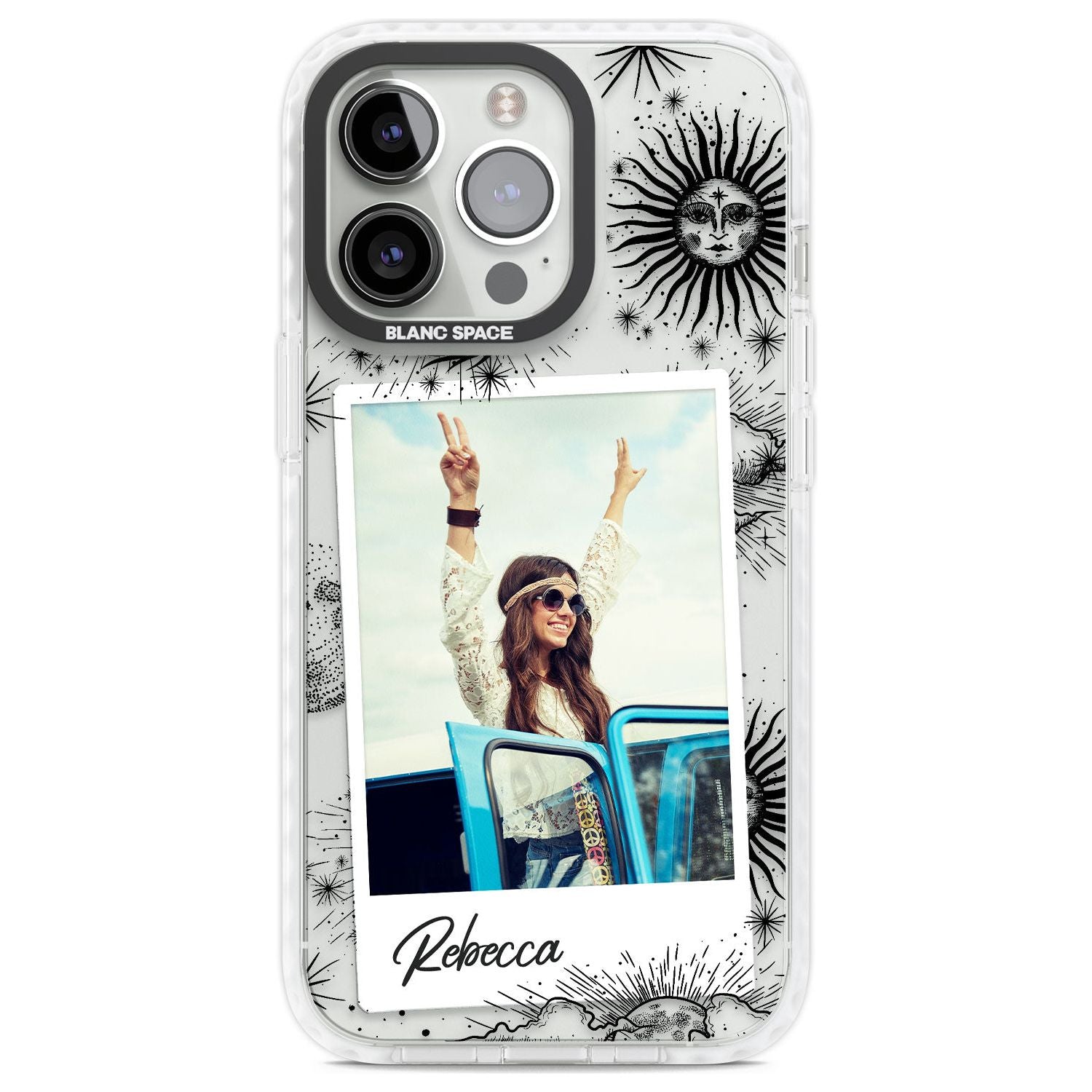 Personalised Snake Instant PhotoPhone Case for iPhone 14 Pro