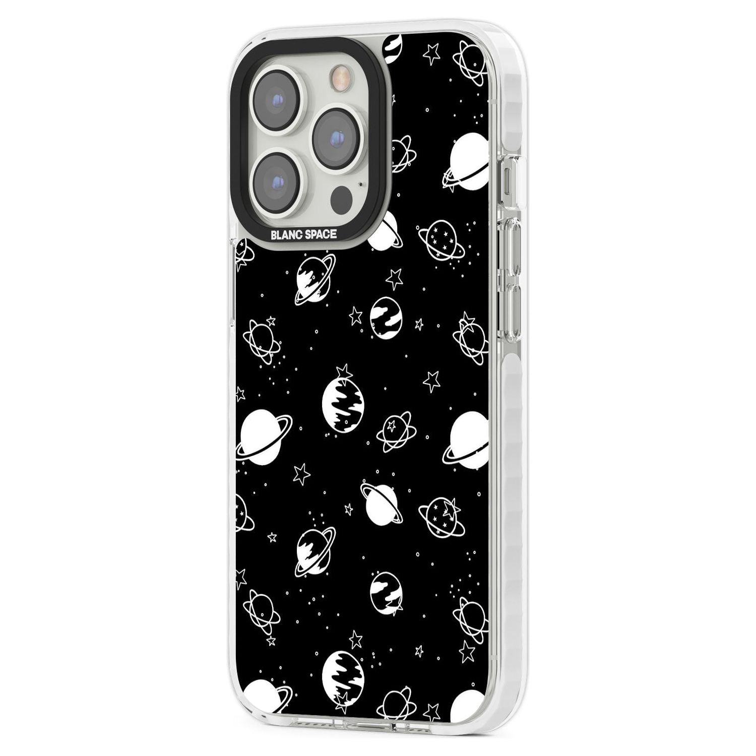 White Planets On Black