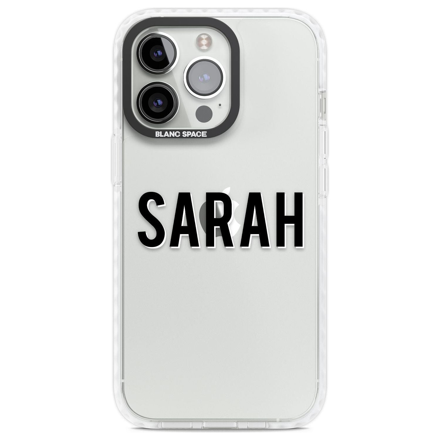 Personalised Clear Text 1A Custom Phone Case iPhone 13 Pro / Impact Case,iPhone 14 Pro / Impact Case,iPhone 15 Pro Max / Impact Case,iPhone 15 Pro / Impact Case Blanc Space
