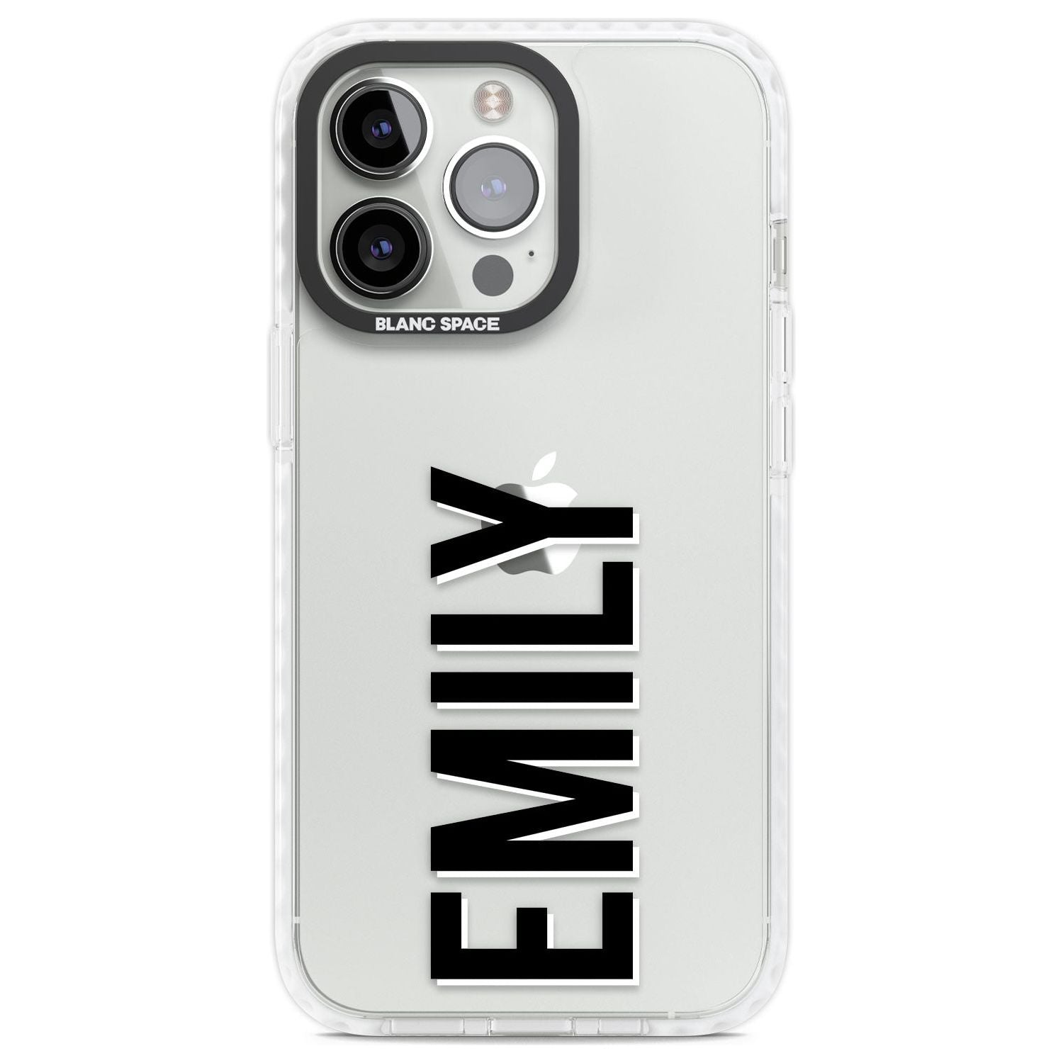 Personalised Clear Text 3A Custom Phone Case iPhone 13 Pro / Impact Case,iPhone 14 Pro / Impact Case,iPhone 15 Pro Max / Impact Case,iPhone 15 Pro / Impact Case Blanc Space