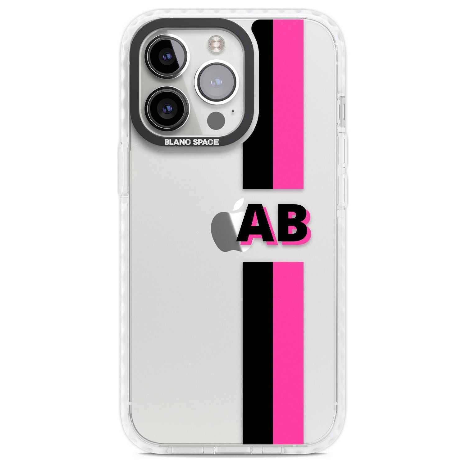 Personalised Clear Text 6D Custom Phone Case iPhone 13 Pro / Impact Case,iPhone 14 Pro / Impact Case,iPhone 15 Pro Max / Impact Case,iPhone 15 Pro / Impact Case Blanc Space