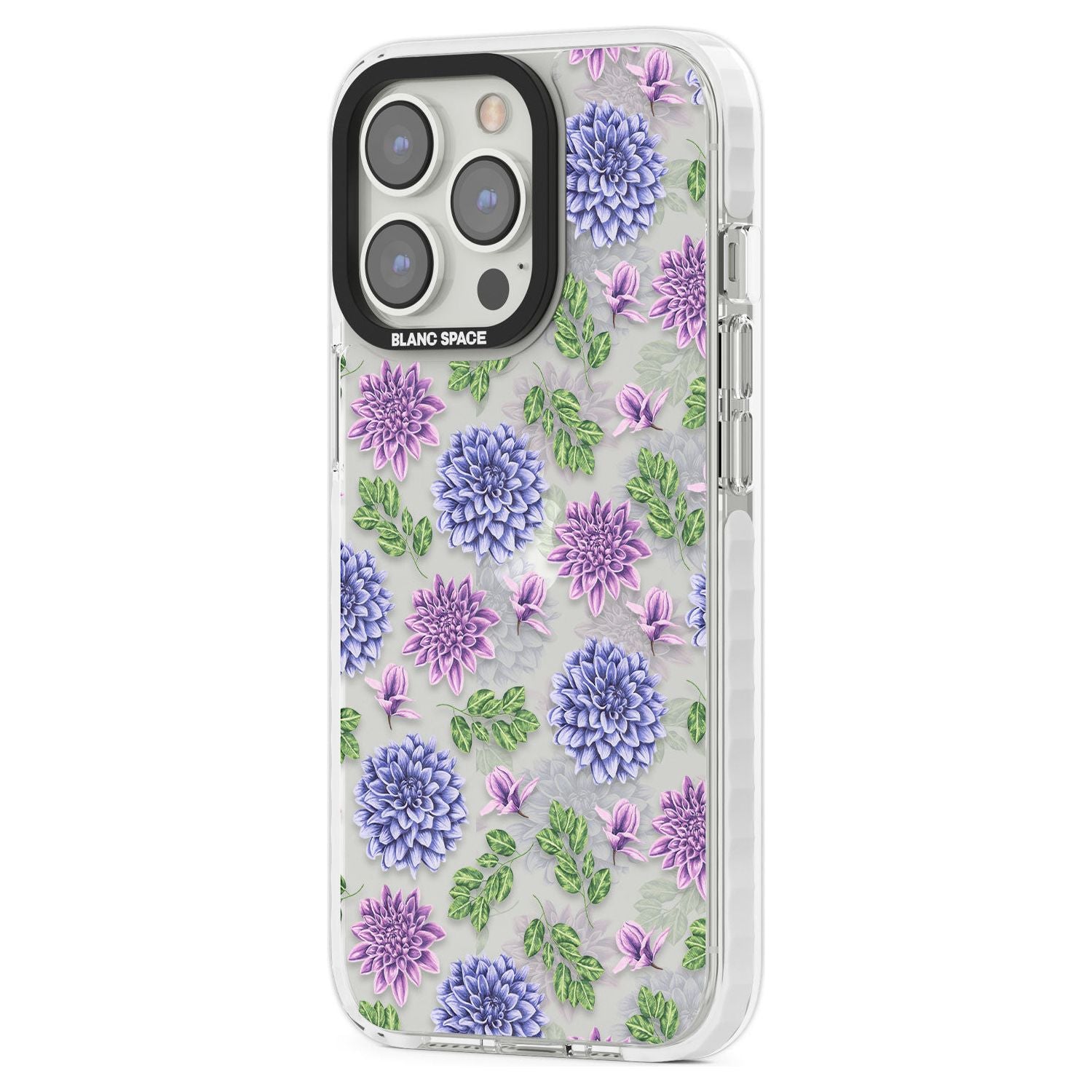 Purple Dahlias Floral